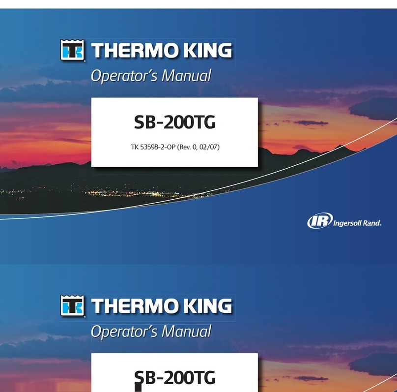 Thermo King SB-200TG Operation manual