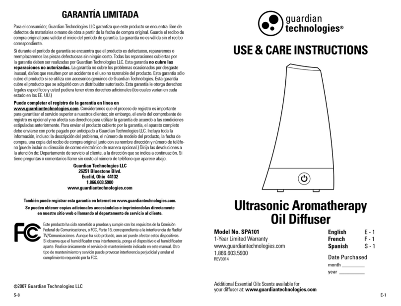 Guardian SPA101 User manual