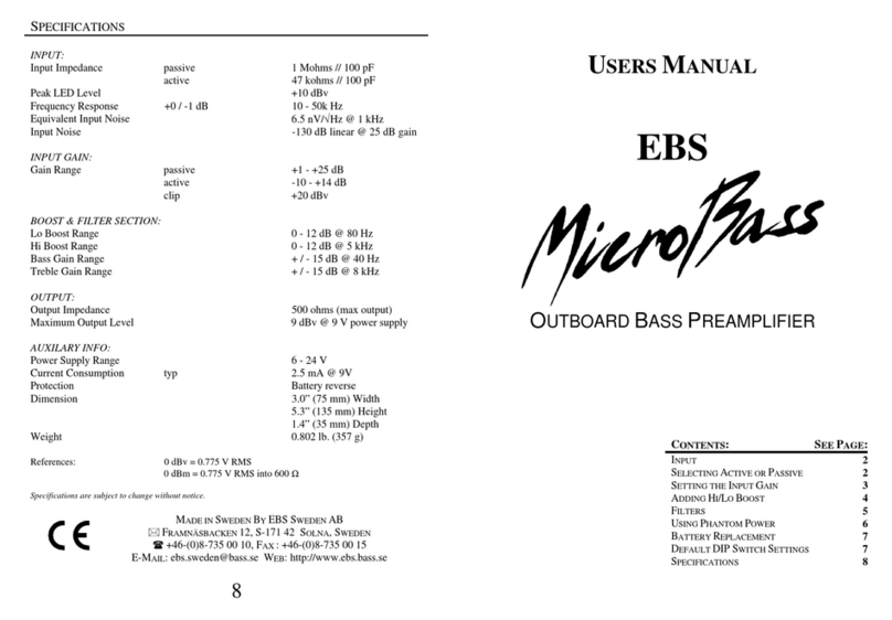 EBS MicroBass user manual