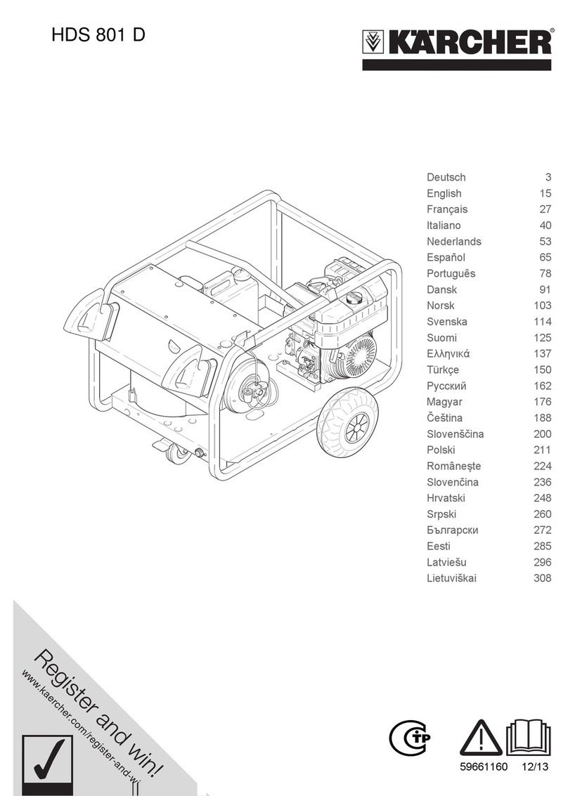 Kärcher HDS 801 D user manual