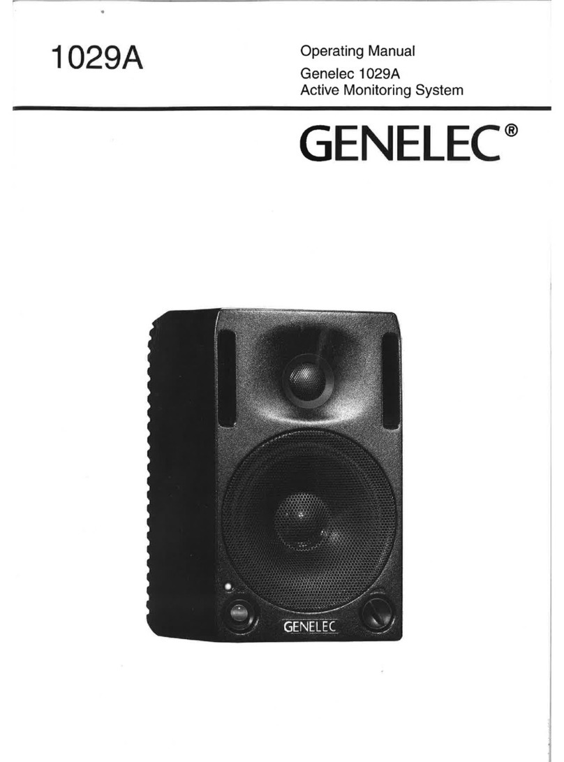 Genelec 1029A User manual