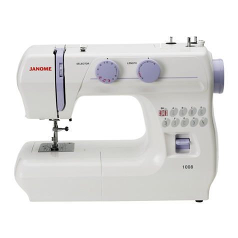 Janome 1008 - Instruction book