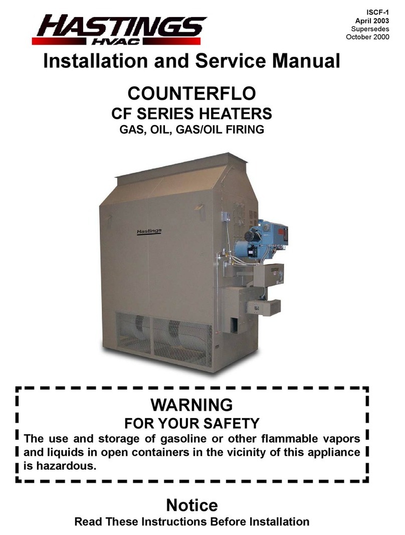 Hastings COUNTERFLO CF SERIES Manual