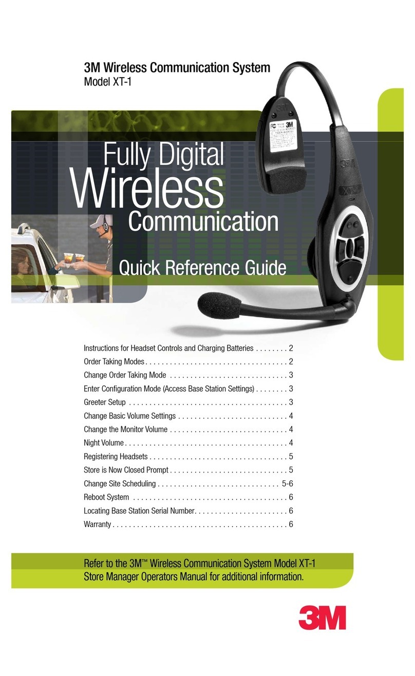 3M XT-1 User manual