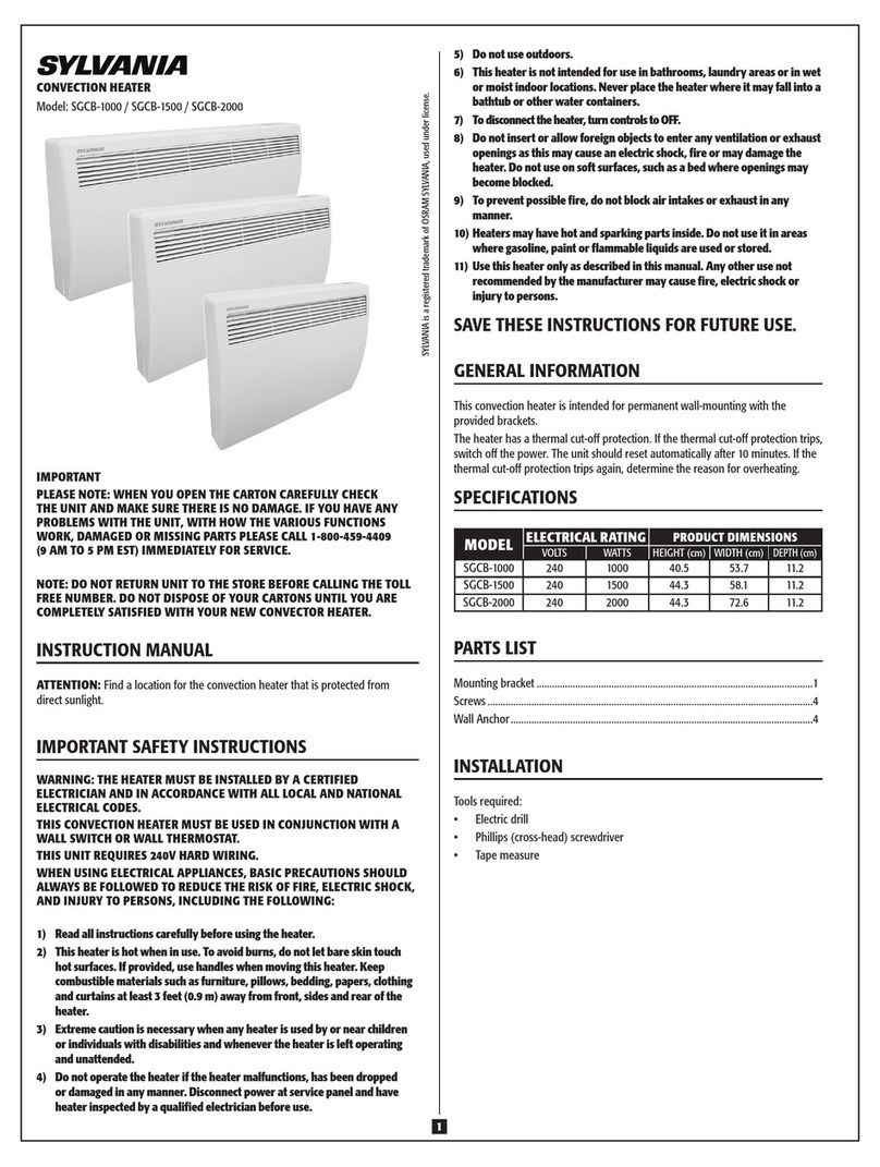Sylvania SGCB-1000 instruction manual Sylvania SGCB-1000 instruction manual