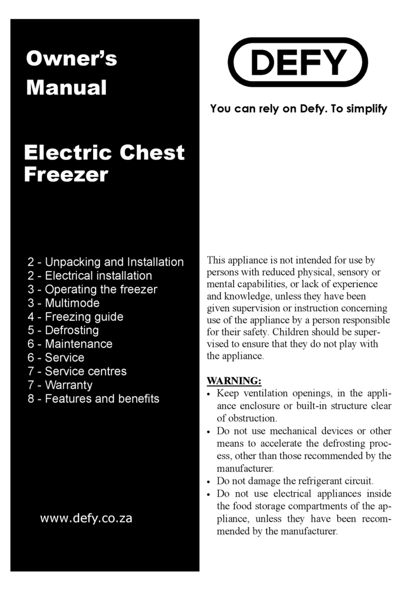 Defy C130 owner's manual