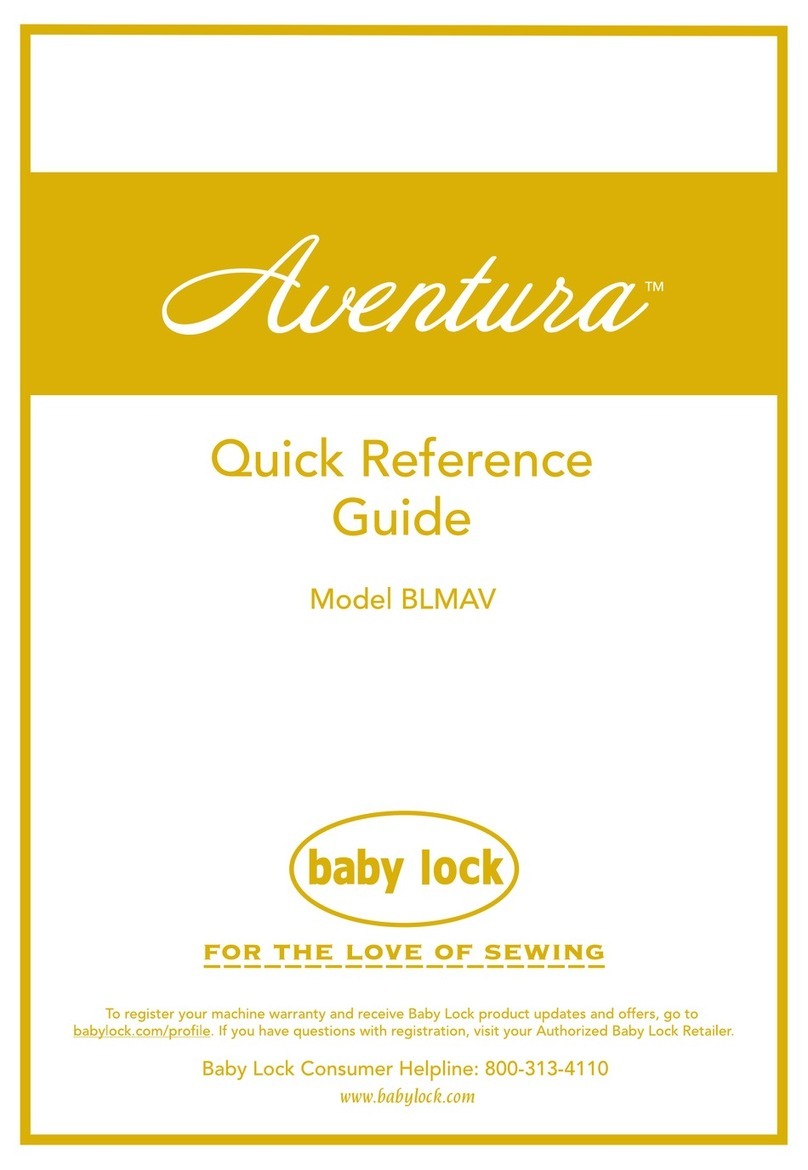 Baby Lock Aventura BLMAV User manual