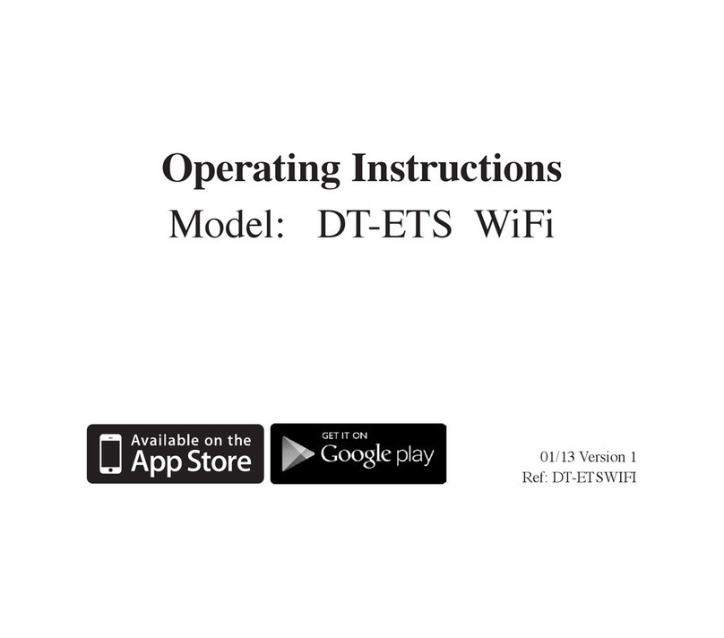 Heatmiser DT-ETS WiFi User manual