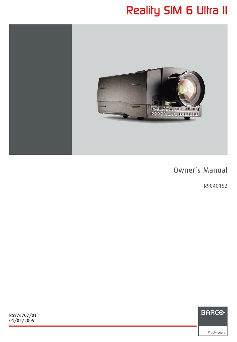 Barco BarcoReality SIM 6 Ultra II User manual