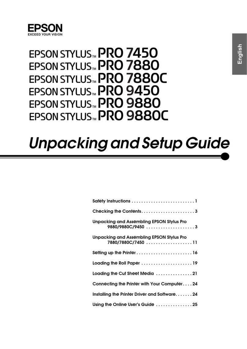 Epson Stylus Pro 7450 Manual