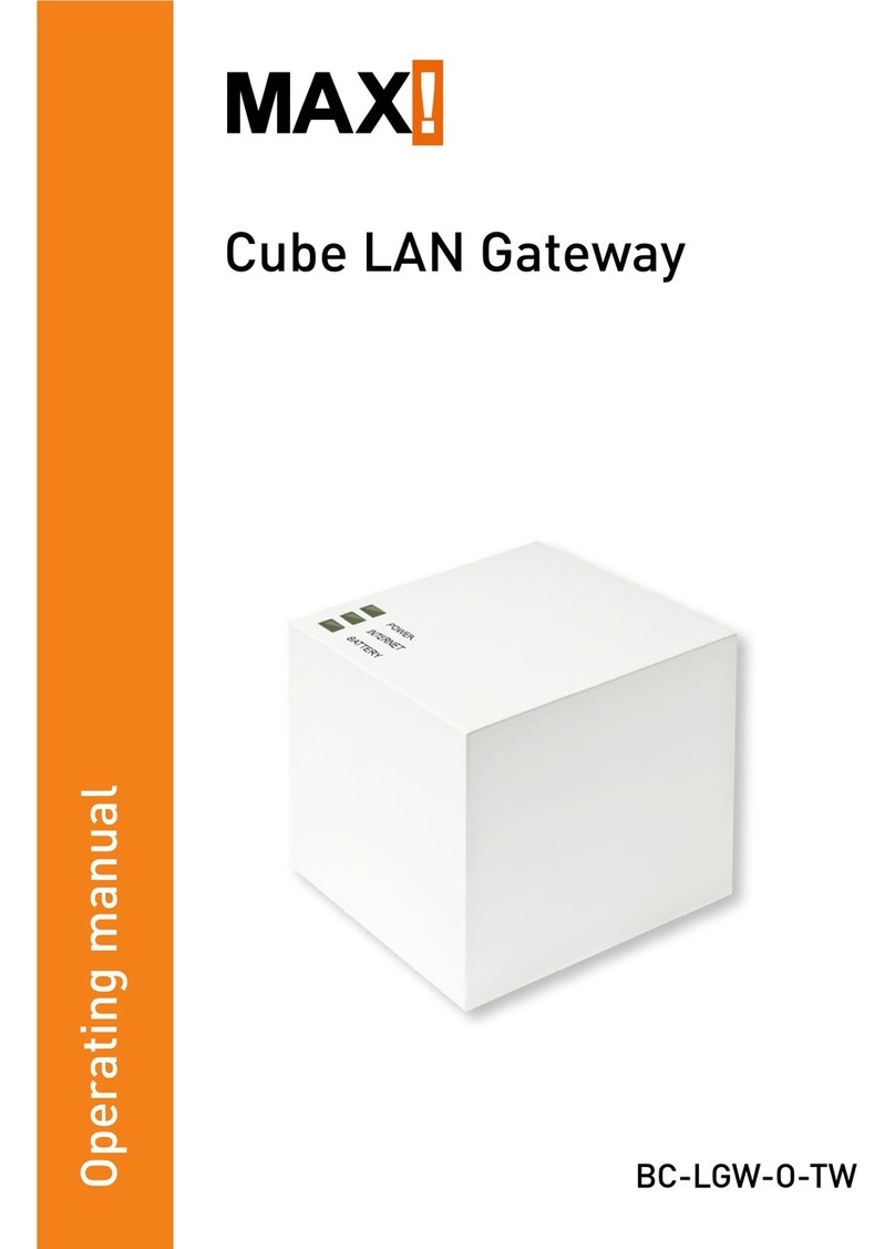 Max BC-LGW-O-TW operating manual