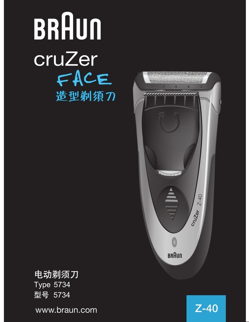 Braun cruZer FACE Z-40 User manual