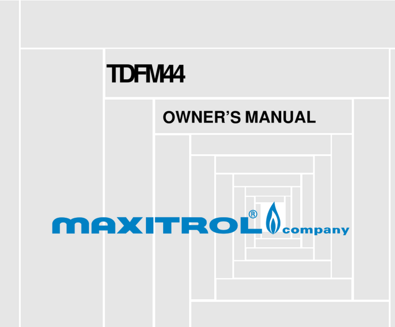 Maxitrol TDFM44 owner's manual