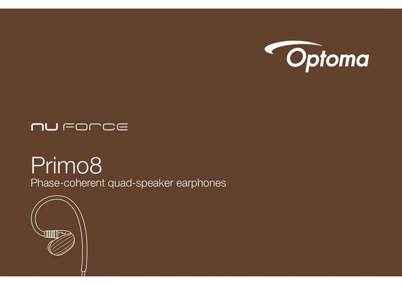 Optoma Nu Force Primo8 quick start guide