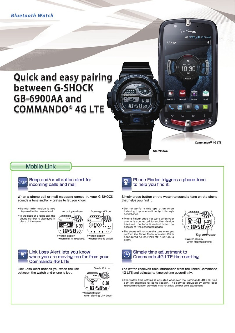 G-Shock GB-6900AA Pairing Instructions