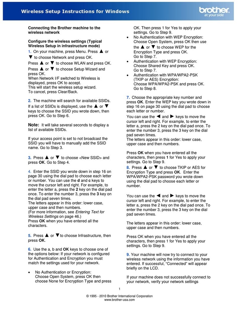 Brother MFC490CW - Color Inkjet - All-in-One Operating and safety instructions
