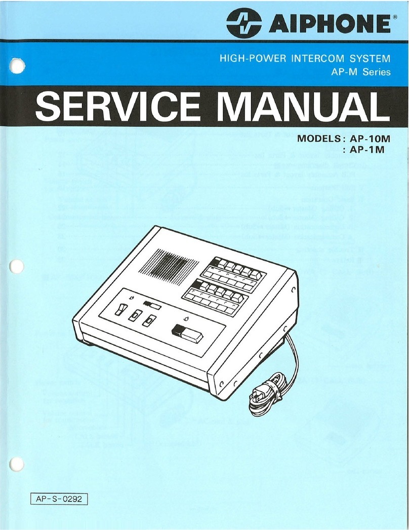 Aiphone AP-10M Service manual