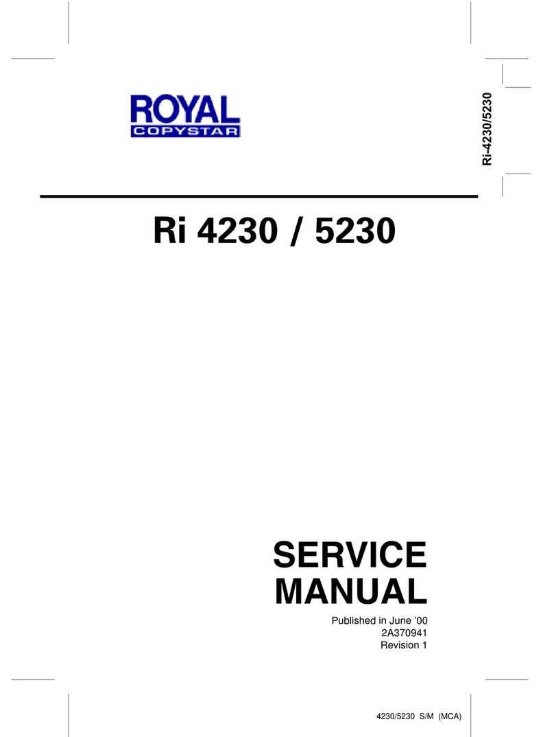 Royal Copystar Ri 4230 Service manual