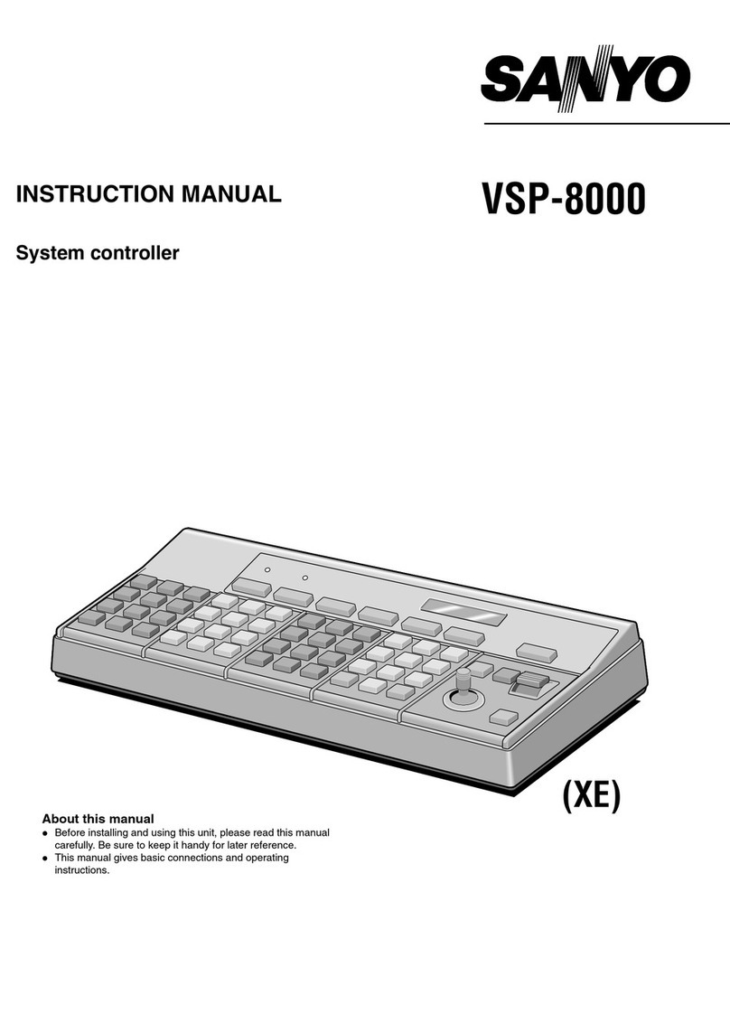 Sanyo VSP-8000 instruction manual