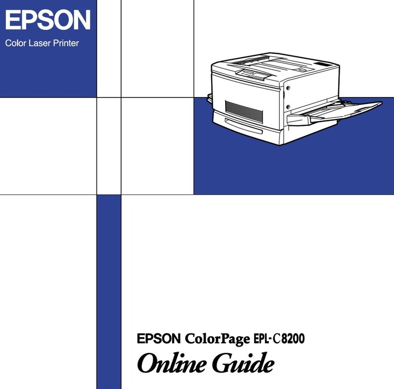 Epson ColorPage EPL-C8200 User manual