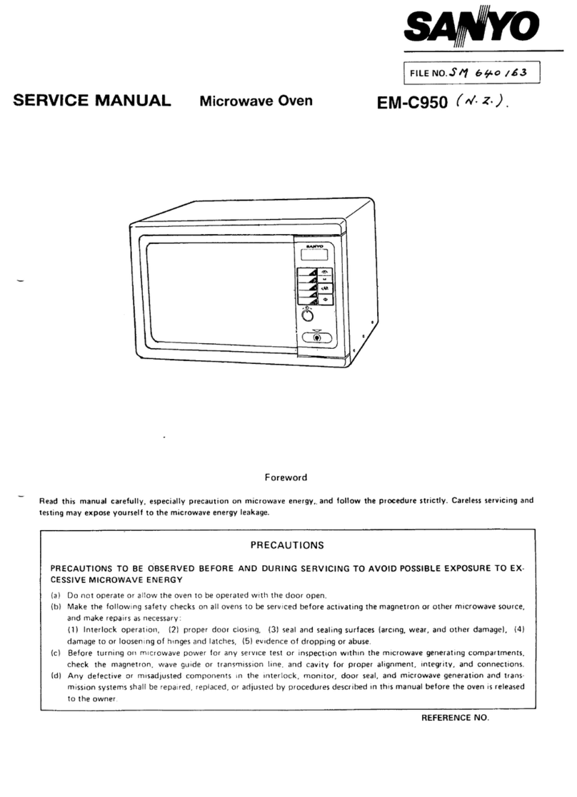 Sanyo EM-C950 Service manual