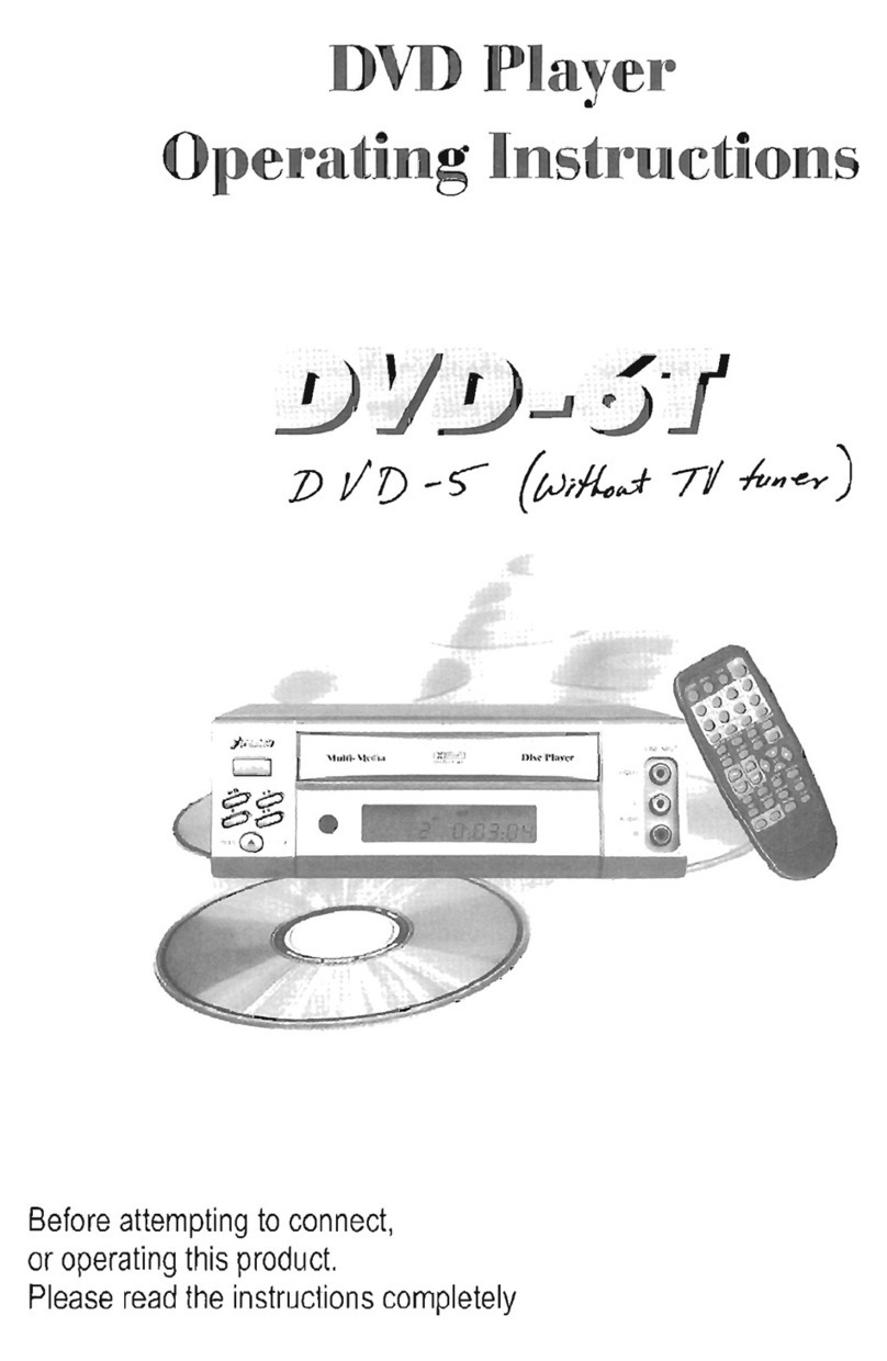 Fahrenheit DVD-6T operating instructions