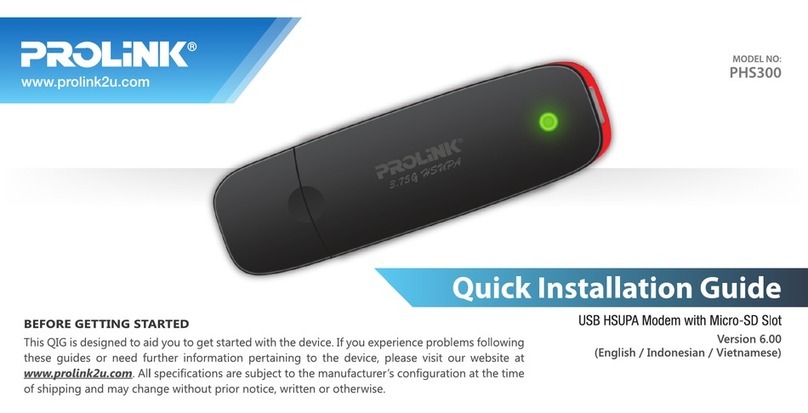 PROLiNK PHS300 User manual PROLiNK PHS300 User manual