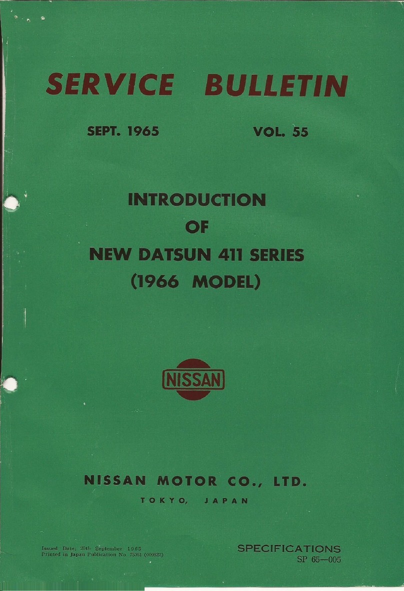 Datsun 411 Series 1966 Reference manual