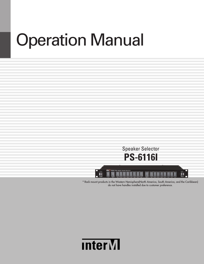 Inter-m PS-6116I Operation manual