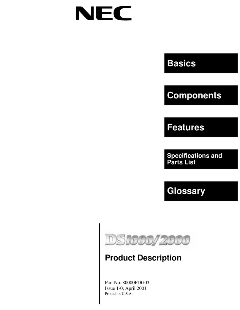 NEC DS1000 Technical specifications