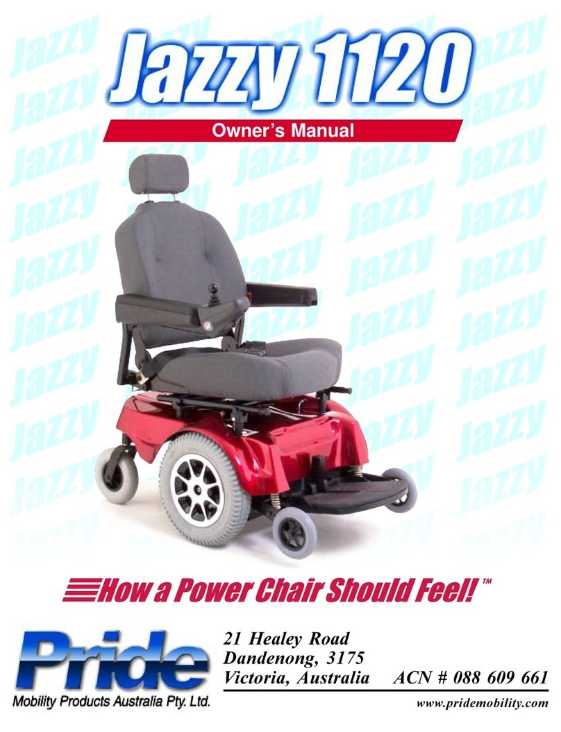 Pride Mobility jazzy 1120 User manual