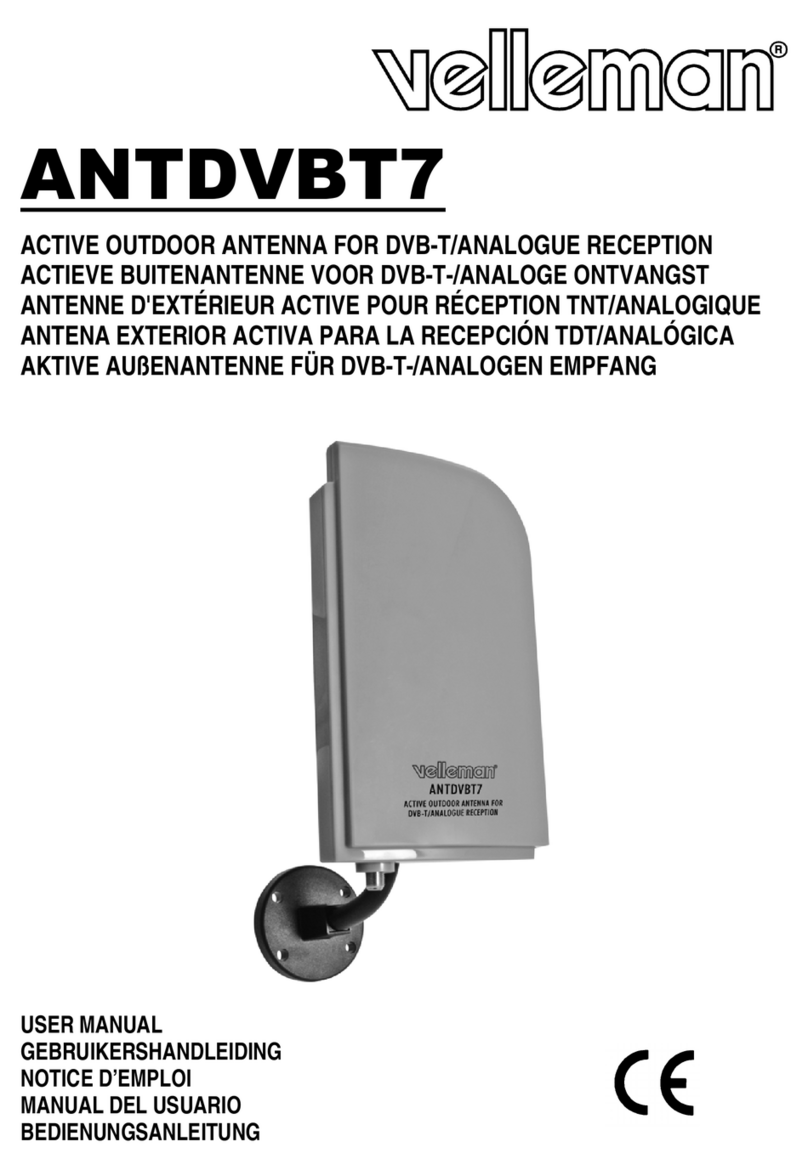 Velleman ANTDVBT7 User manual