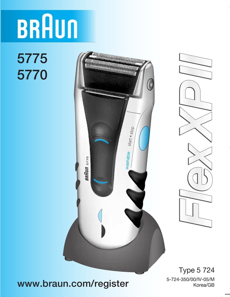 Braun FlexXPII 5775 User manual Braun FlexXPII 5775 User manual