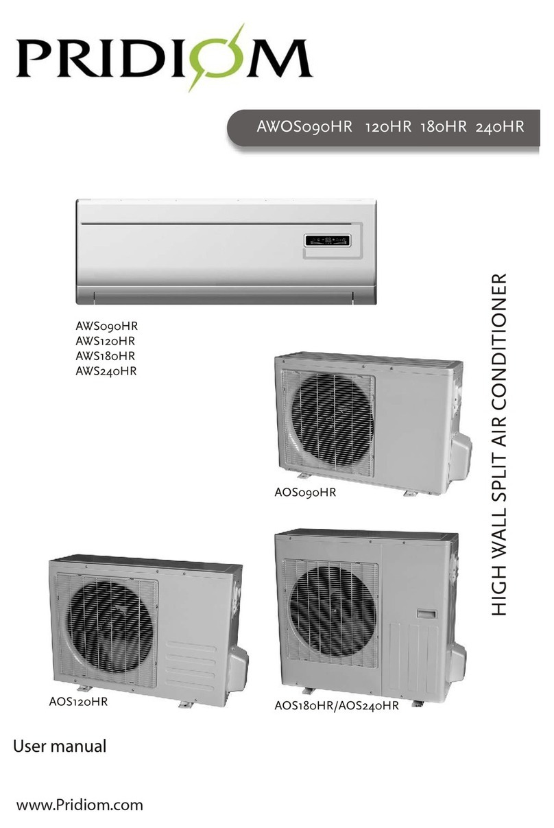 Pridiom AWOS090HR User manual