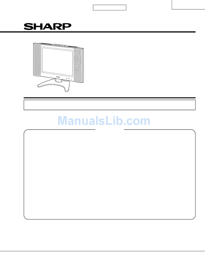 Sharp AQUOS LC-13B4E User manual Sharp AQUOS LC-13B4E User manual
