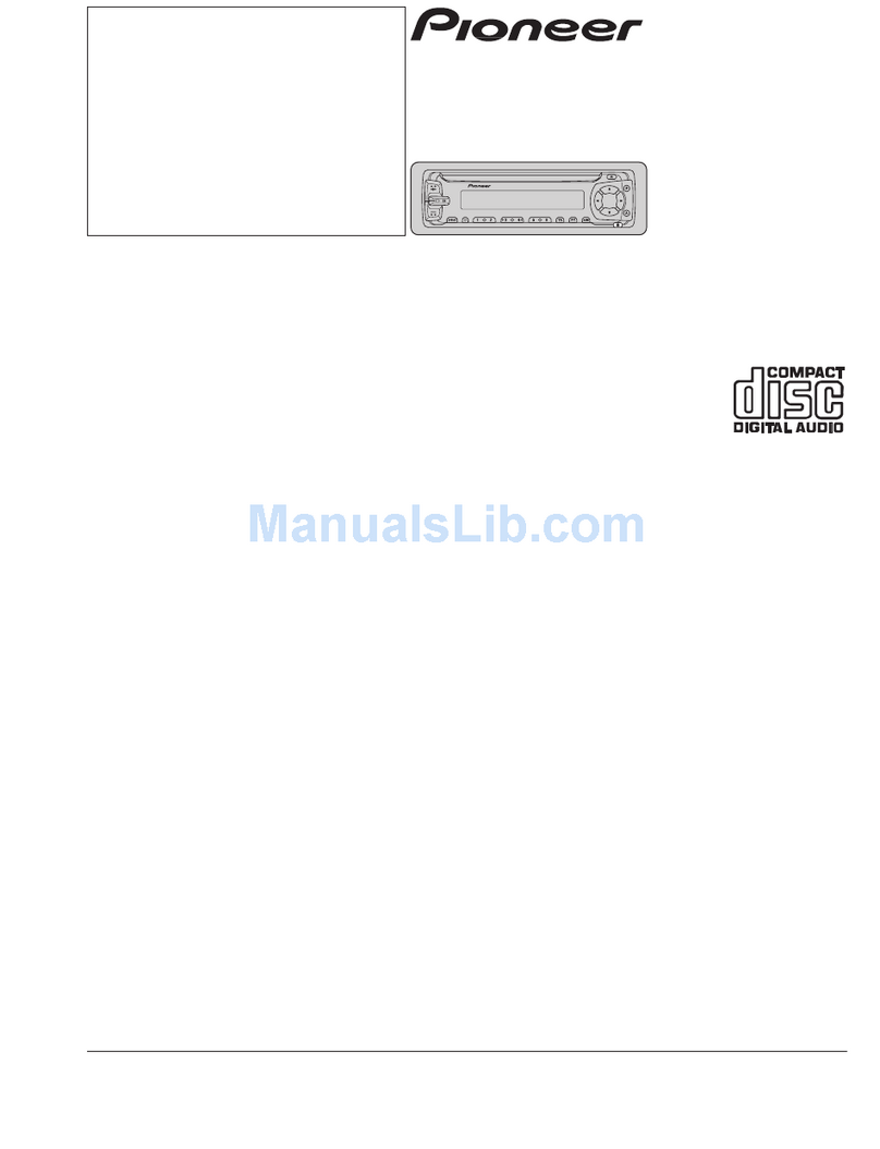 Pioneer DEH-P3000R User manual