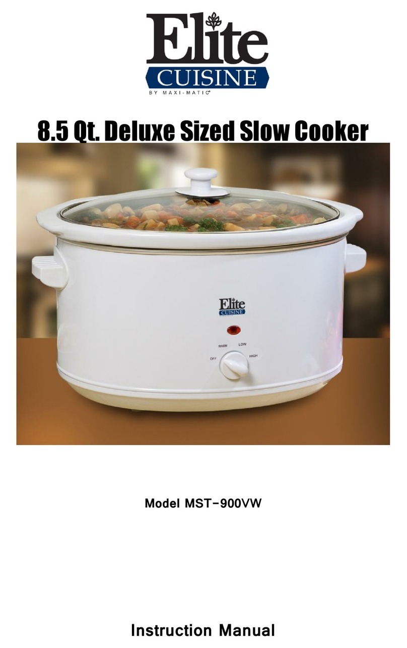 Maxi-matic MST-900VW instruction manual