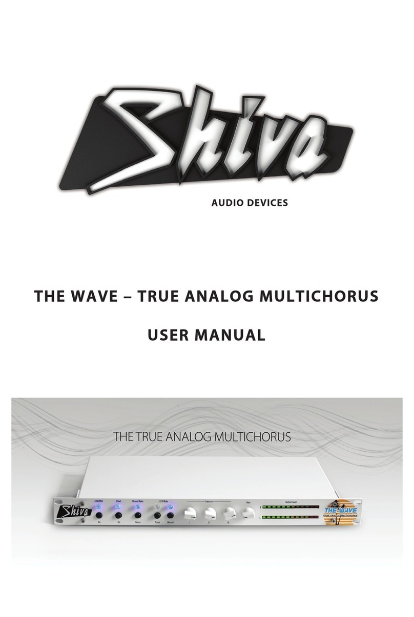 shiva THE WAVE user manual
