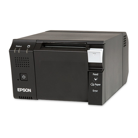 Epson TM-T70II-DT Use and care manual