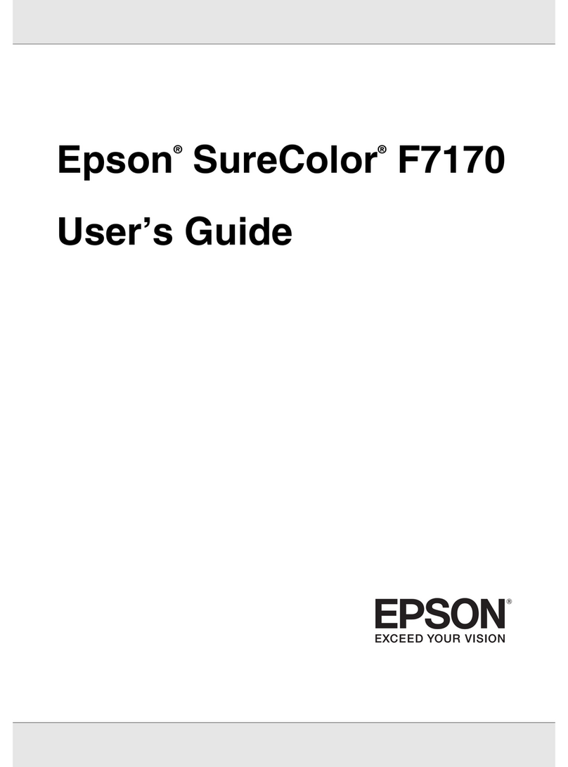 Epson SureColor F7170 User manual