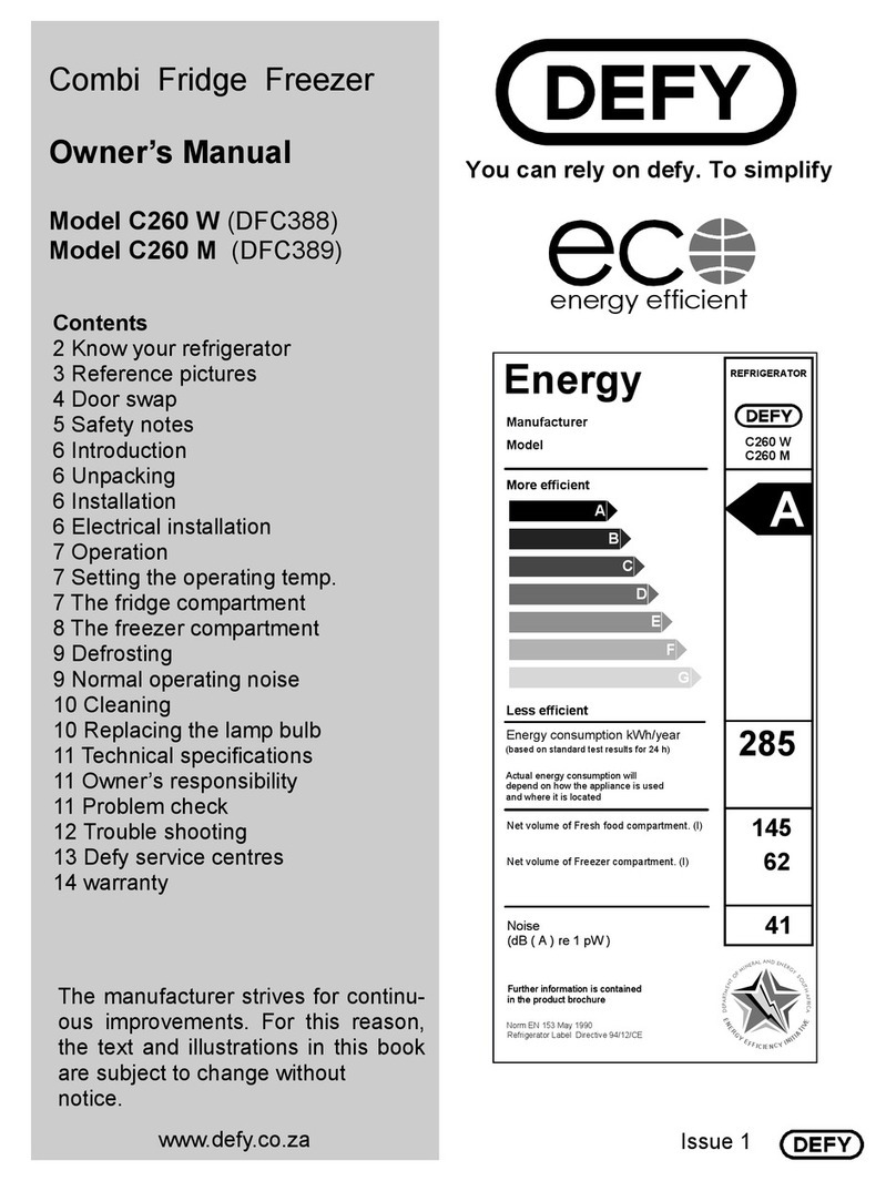 Defy C260 owner's manual