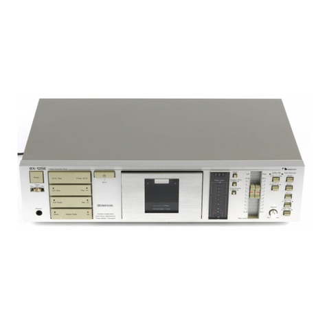 Nakamichi BX-125E owner's manual