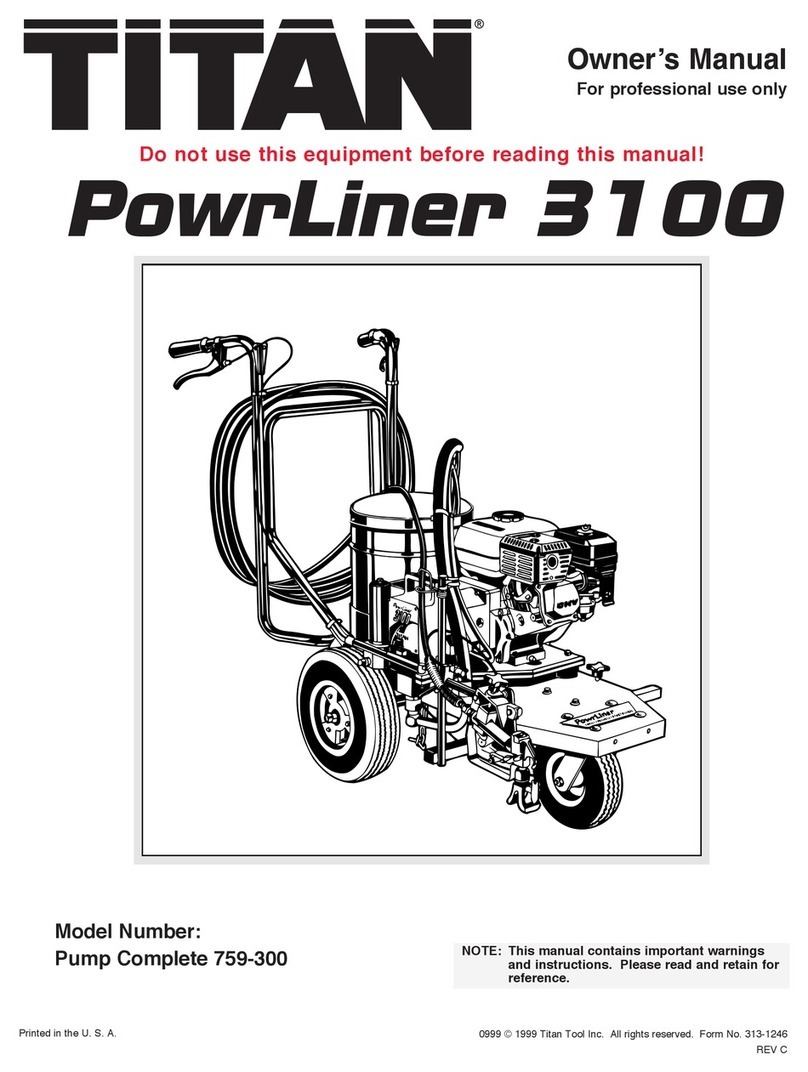 Titan PowerLiner 3100 owner's manual