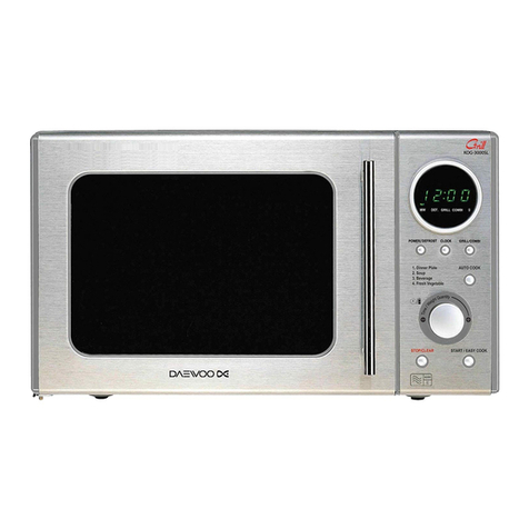 Daewoo KOG-3000SL Operating instructions & cook book