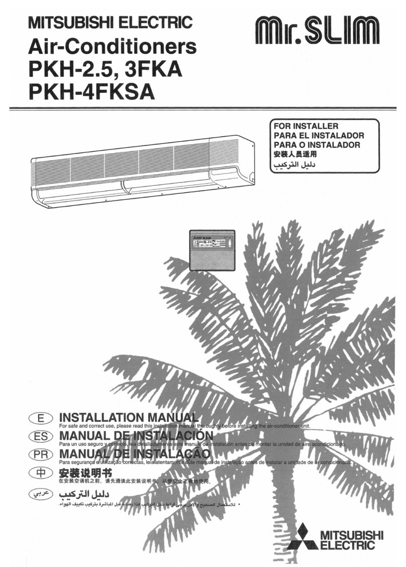 Mitsubishi Electric Mr.Slim PKH-3FKA User manual