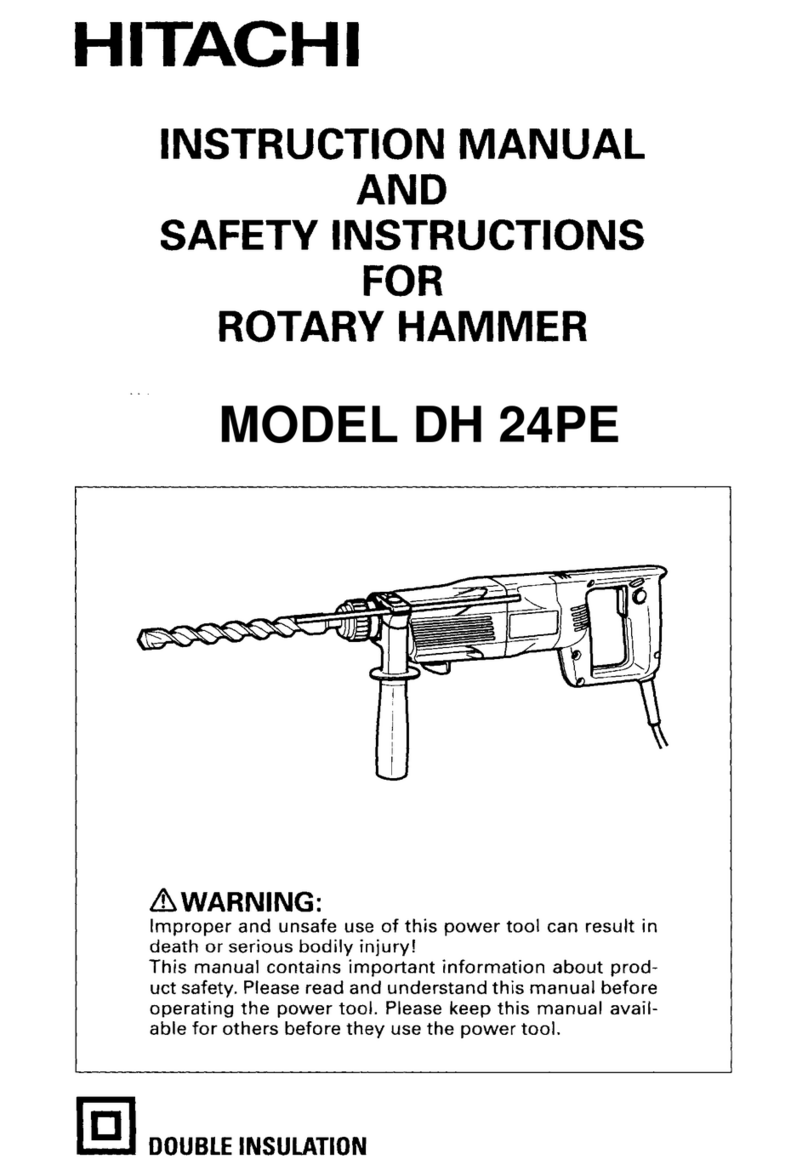 Hitachi DH24PE Operator's manual