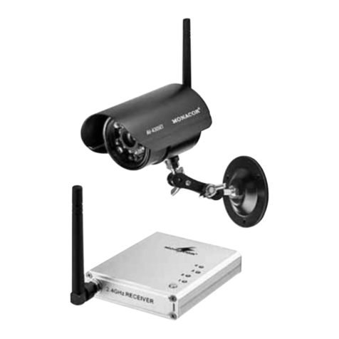 Monacor Security AV-430SET instruction manual Monacor Security AV-430SET instruction manual