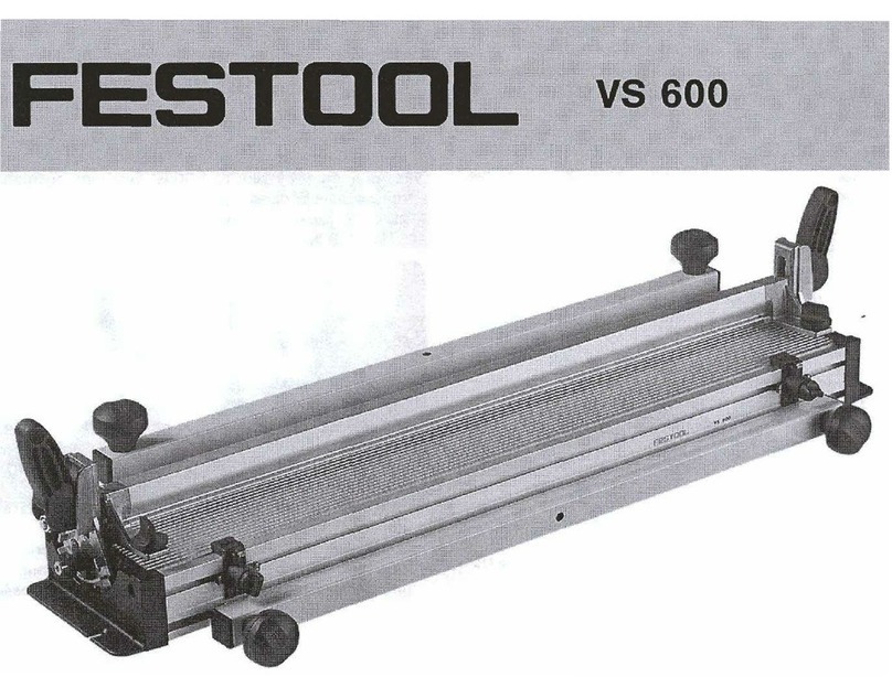 Festool VS-600 Setup guide
