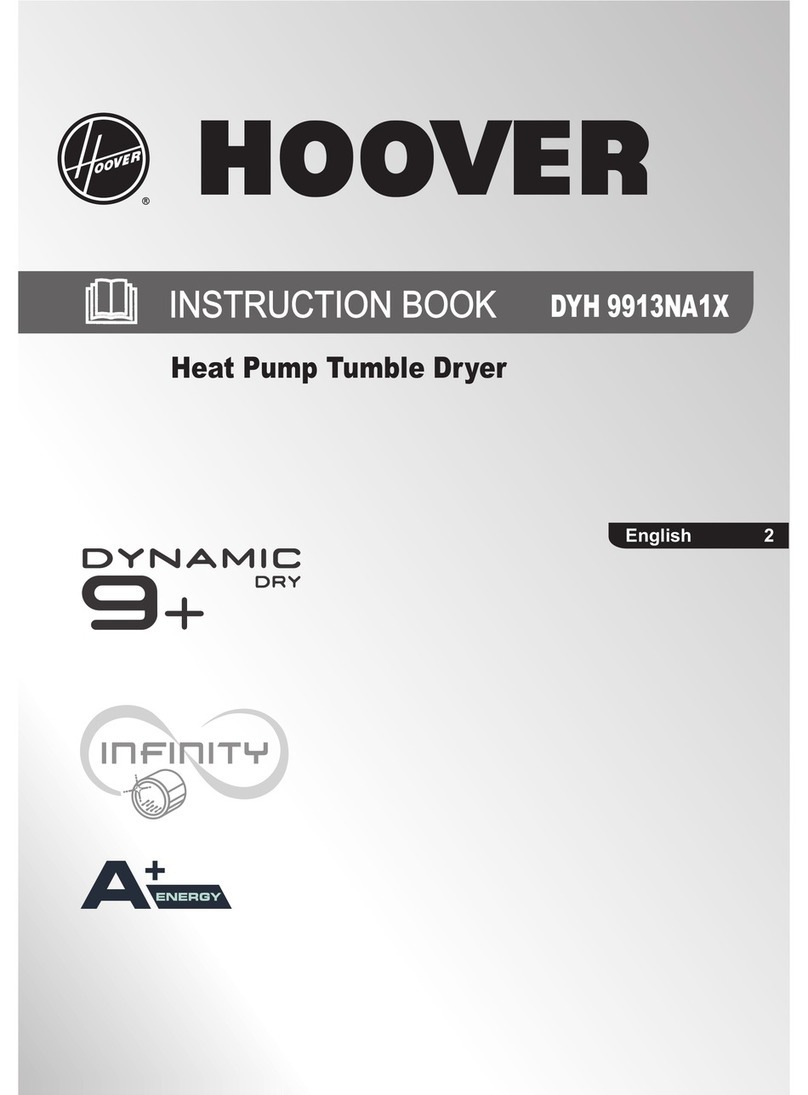 Hoover DYH 9913NA1X User manual