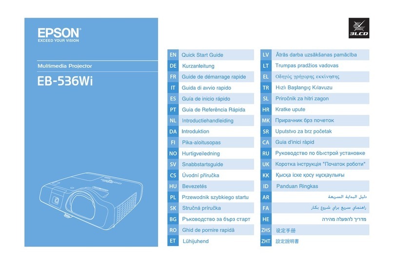 Epson EB-538Wi User manual Epson EB-538Wi User manual